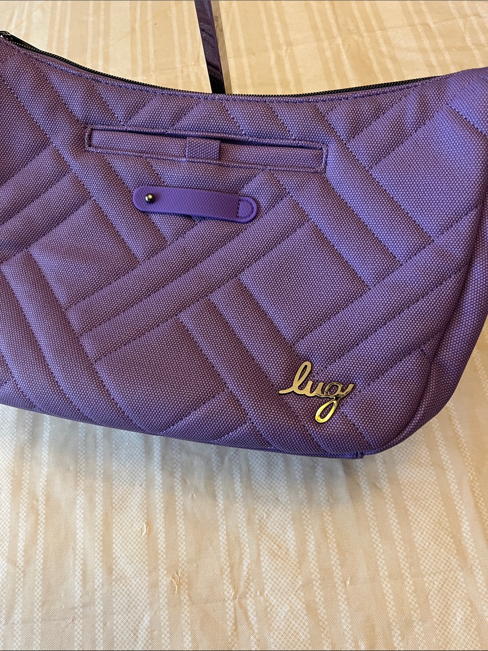 lug Lavender Quilted Shoulder Bag - Picture 2 of 10
